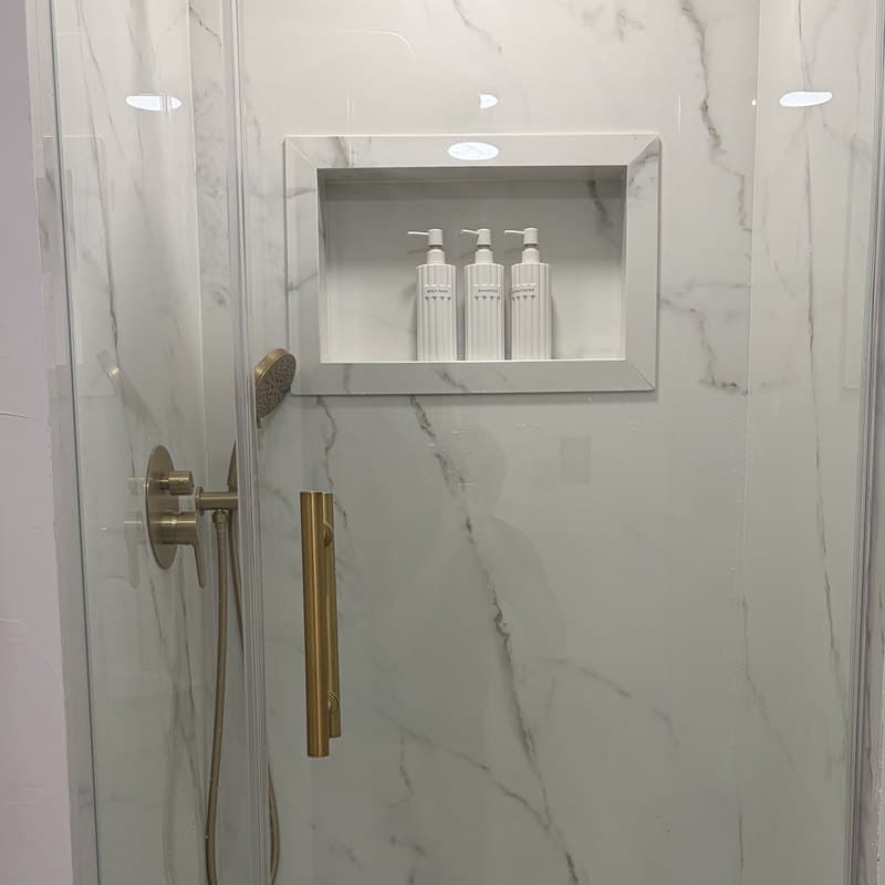 TRÜbath porcelain bathroom supplied by Fuqua Finishes LLC